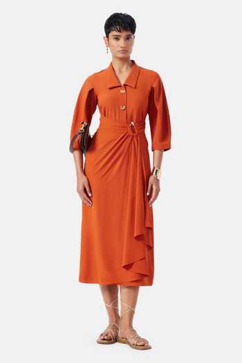 NOTEBOOK Hailey Draped Dress 