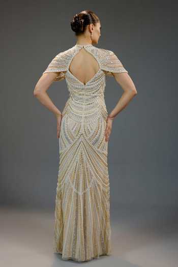 Bling Empire Celestial Hand Beaded Gala Gown 