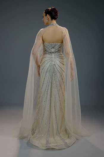 Bling Empire Grand Silver Symphony Gown 