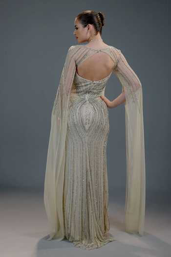 Bling Empire Golden Gossamer Radiance Gown 