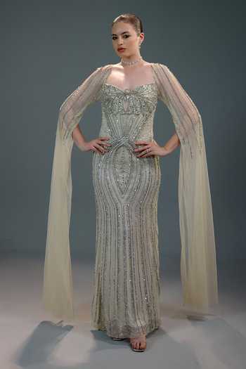 Bling Empire Golden Gossamer Radiance Gown 