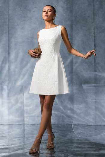 Kalighata Pret Textured Pattern Dress 