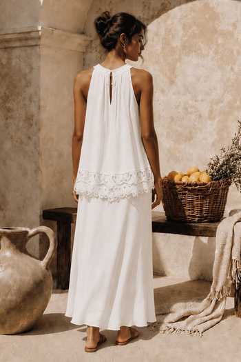 Tasuvure Cameron Cutwork Skirt Co-ord Set 