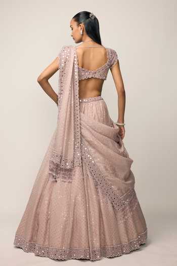 Vvani by vani vats Sequins Embroidered Lehenga Set 