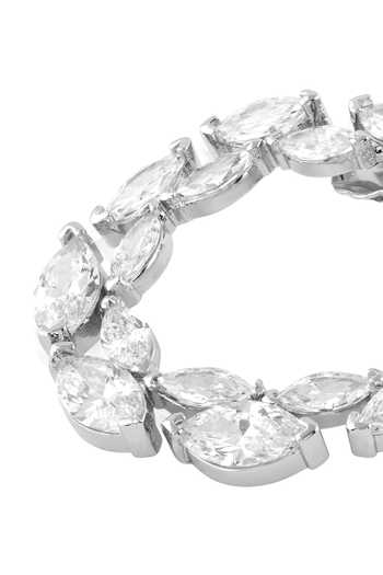 Buy_Isharya_Silver Plated Mirabelle Opaline Earrings _Online_at_Aza_Fashions