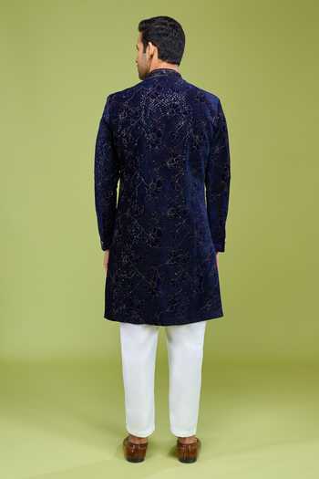 Arihant Rai Sinha Thread & Sequin Embroidered Sherwani Set 