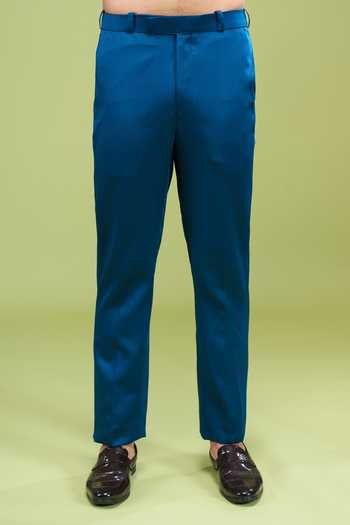 Buy Arihant Rai Sinha Blue Rayon, Terrycloth Zari Placement Embroidered Bandhgala And Pant Set Online at Aza Fashions Buy_Arihant Rai Sinha_Blue Rayon, Terrycloth Zari Placement Embroidered Bandhgala And Pant Set _Online_at_Aza_Fashions