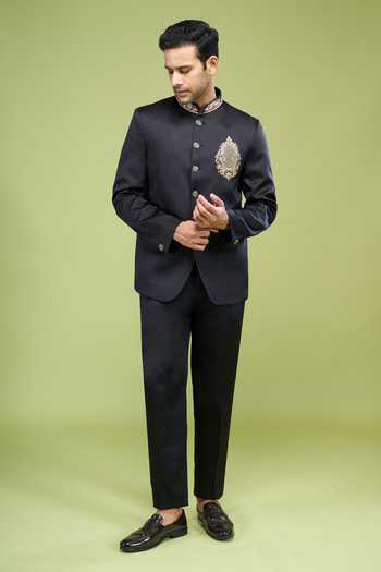 Arihant Rai Sinha Hand Embroidered Bandhgala Set