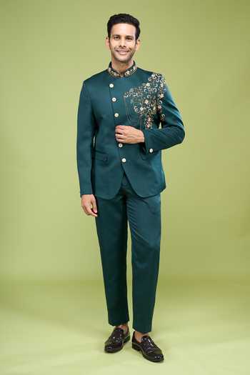 Arihant Rai Sinha Hand Embroidered Bandhgala & Pant Set