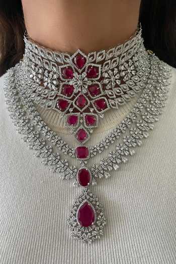 PRERTO Maharani Choker & Necklace Set