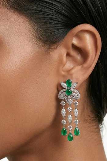 PRERTO Adhira Zircon Compressed Necklace Set 