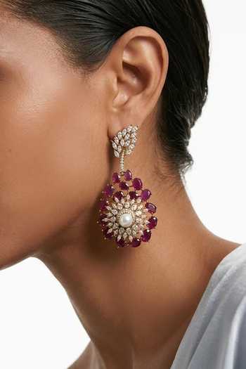 PRERTO Asiyah Zircon Statement Necklace Set
