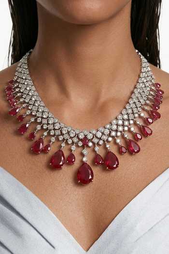 PRERTO Azra Teardrop Necklace Set 