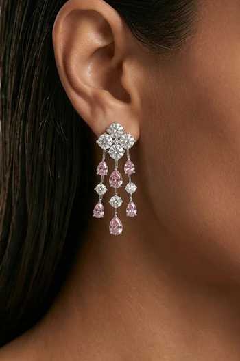 PRERTO Medha Zircon Statement Necklace Set 