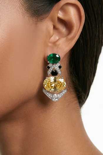 PRERTO Aarohi Zircon Studded Necklace Set 