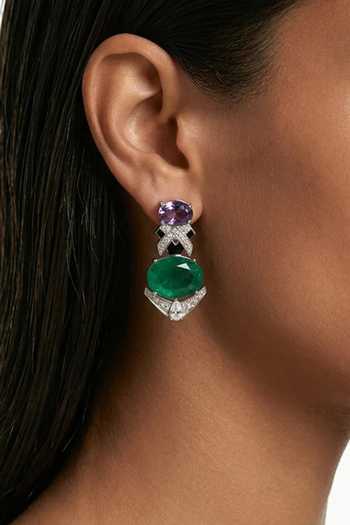 PRERTO Aarohi Zircon Studded Necklace Set 