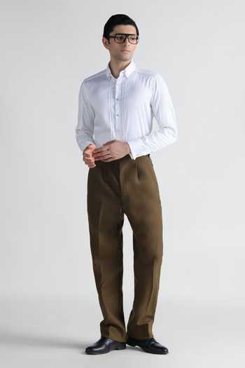 Buy_Abkasa_White Cotton Milana Shirt _Online_at_Aza_Fashions