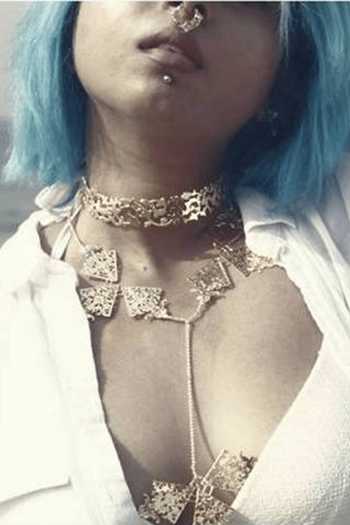 Dhwani Bansal Jewellery Kimya Filigree Choker 