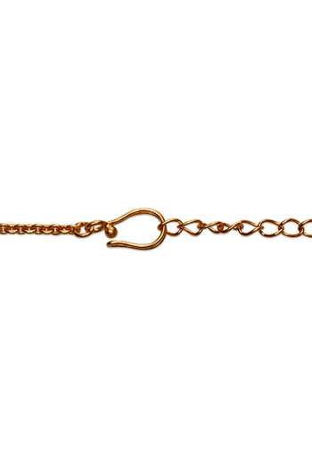 Dhwani Bansal Jewellery_Gold Plated Mayasaar Filigree Necklace _Online_at_Aza_Fashions