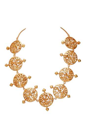Dhwani Bansal Jewellery Mayasaar Filigree Necklace 