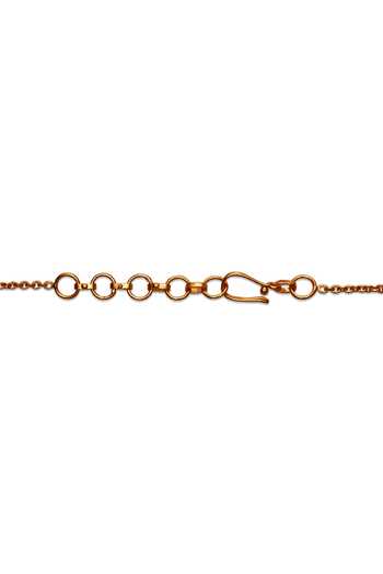 Dhwani Bansal Jewellery_Gold Plated Inaayat Filigree Necklace _Online_at_Aza_Fashions