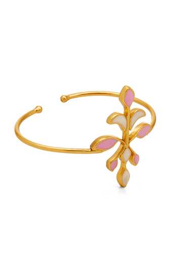 Dhwani Bansal Jewellery Multi Color Iri Enamelled Cuff Online at Aza Fashions Dhwani Bansal Jewellery_Multi Color Iri Enamelled Cuff _Online_at_Aza_Fashions