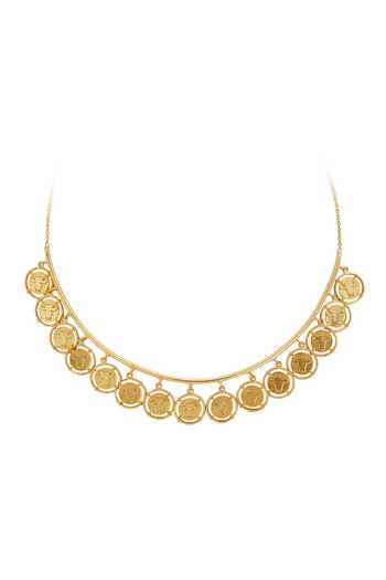 Dhwani Bansal Jewellery Inka Coin Motif Choker 