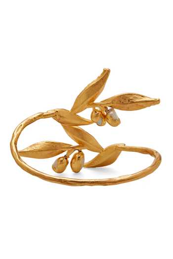 Buy Dhwani Bansal Jewellery Gold Plated Haya Leaf Motif Bracelet Online at Aza Fashions Buy_Dhwani Bansal Jewellery_Gold Plated Haya Leaf Motif Bracelet _Online_at_Aza_Fashions