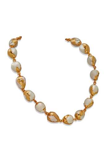 Buy Dhwani Bansal Jewellery Ivory Luna Baroque Pearl Embellished Necklace Online at Aza Fashions Buy_Dhwani Bansal Jewellery_Ivory Luna Baroque Pearl Embellished Necklace _Online_at_Aza_Fashions