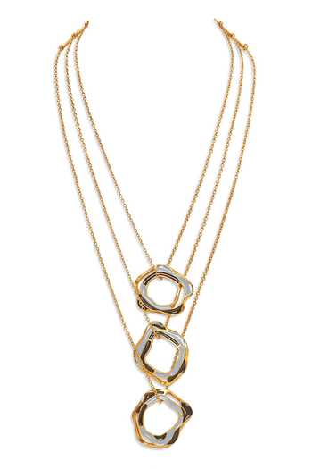 Dhwani Bansal Jewellery Aqua Layered Necklace 