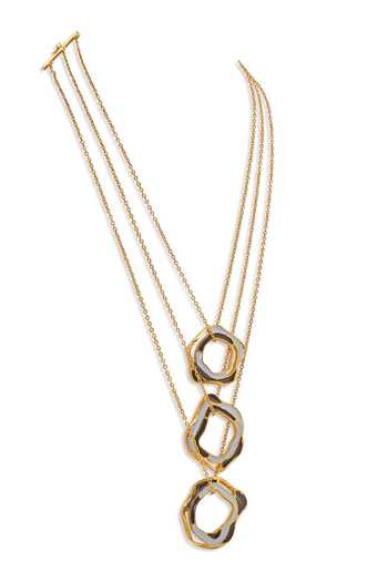 Buy Dhwani Bansal Jewellery Blue Aqua Layered Necklace Online at Aza Fashions Buy_Dhwani Bansal Jewellery_Blue Aqua Layered Necklace _Online_at_Aza_Fashions
