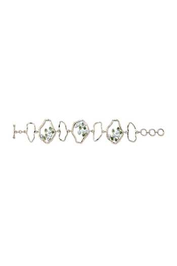 Dhwani Bansal Jewellery Blue Terra Textured Pattern Bracelet Online at Aza Fashions Dhwani Bansal Jewellery_Blue Terra Textured Pattern Bracelet _Online_at_Aza_Fashions