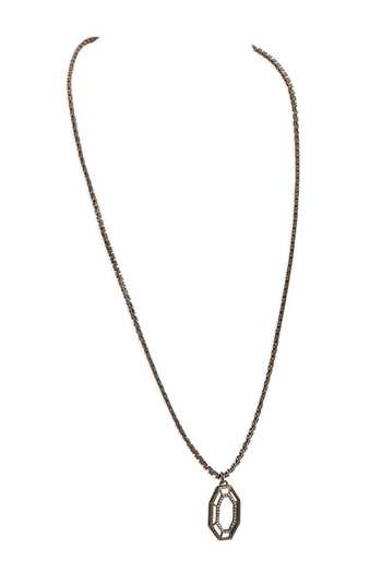 Buy Dhwani Bansal Jewellery Grey Syra Chain Pendant Necklace Online at Aza Fashions Buy_Dhwani Bansal Jewellery_Grey Syra Chain Pendant Necklace _Online_at_Aza_Fashions