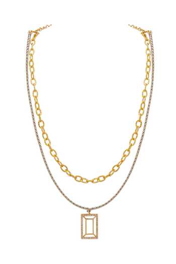 Dhwani Bansal Jewellery Vazio Layered Necklace 
