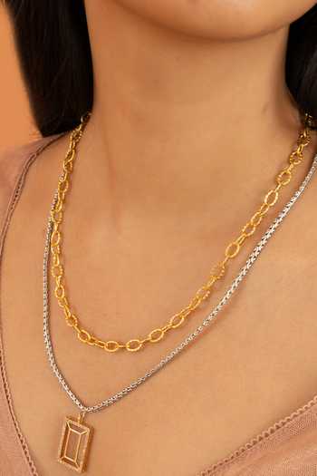 Dhwani Bansal Jewellery Vazio Layered Necklace 