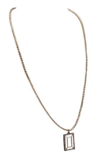 Buy Dhwani Bansal Jewellery White Vazio Chain Pendant Necklace Online at Aza Fashions Buy_Dhwani Bansal Jewellery_White Vazio Chain Pendant Necklace _Online_at_Aza_Fashions