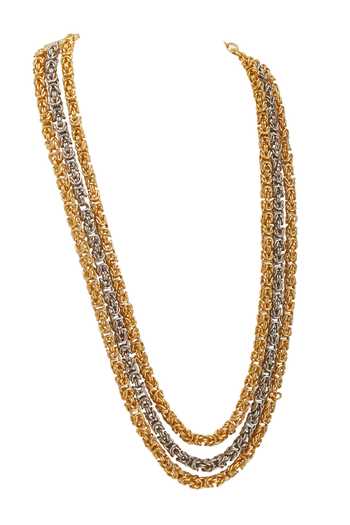 Buy Dhwani Bansal Jewellery Gold Plated Sinna Layered Necklace Online at Aza Fashions Buy_Dhwani Bansal Jewellery_Gold Plated Sinna Layered Necklace _Online_at_Aza_Fashions