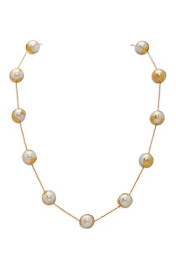 Dhwani Bansal Jewellery Selene Baroque Shell Pearl Necklace 