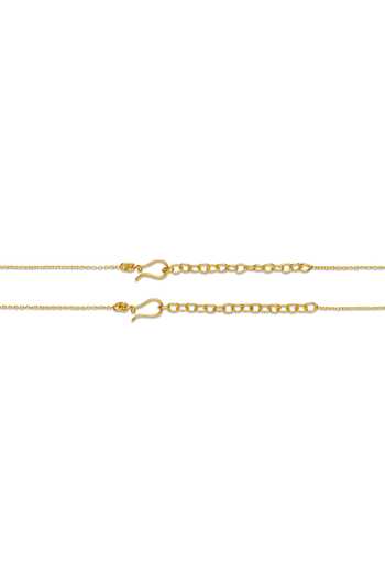 Dhwani Bansal Jewellery Gold Plated Kora Layered Pendant Necklace Online at Aza Fashions Dhwani Bansal Jewellery_Gold Plated Kora Layered Pendant Necklace _Online_at_Aza_Fashions