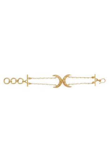 Buy Dhwani Bansal Jewellery Gold Plated Noor Crescent Moon Motif Bracelet Online at Aza Fashions Buy_Dhwani Bansal Jewellery_Gold Plated Noor Crescent Moon Motif Bracelet _Online_at_Aza_Fashions