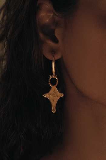 Dhwani Bansal Jewellery Cruz Cross Shaped Earrings 