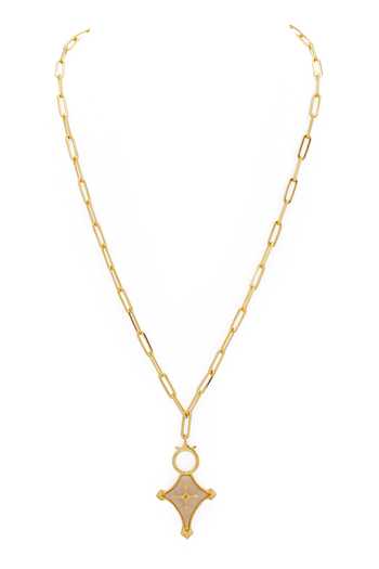 Dhwani Bansal Jewellery Cruz Cross Pendant Necklace 