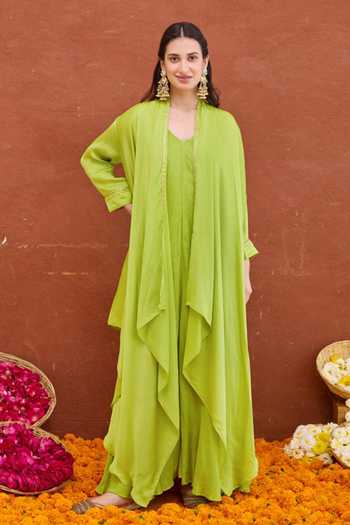 Taro Meher Dress & Jacket Set