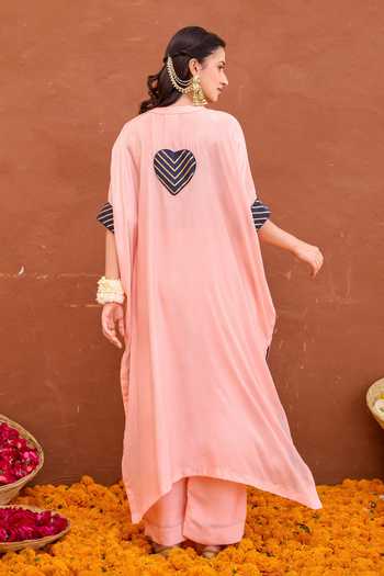 Taro Dhara Embellished Kaftan & Pant Set 
