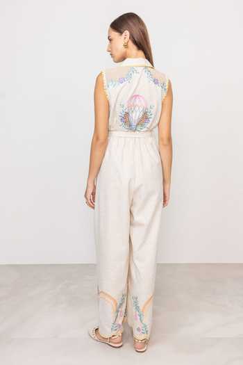RANNA GILL Maria Sleeveless Jumpsuit 
