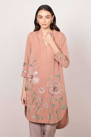 RANNA GILL Maris Floral Print Tunic 