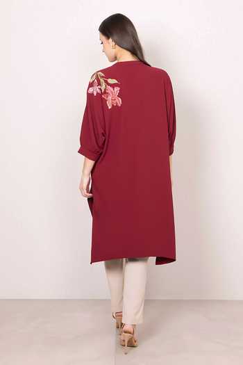 RANNA GILL Sereno Floral Artwork Tunic 