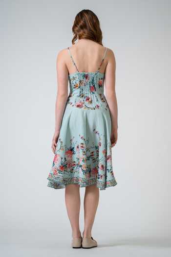 RANNA GILL Roselle Strap Midi Dress 