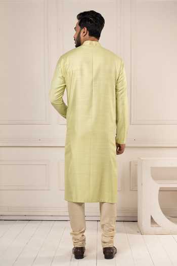POONAM KASERA Hand Embroidered Kurta & Churidar Set 
