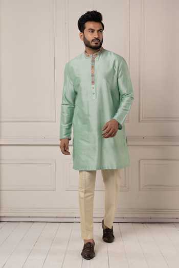 POONAM KASERA Multi Color Silk, Cotton Printed Jacket And Kurta Set Online at Aza Fashions POONAM KASERA_Multi Color Silk, Cotton Printed Jacket And Kurta Set _Online_at_Aza_Fashions